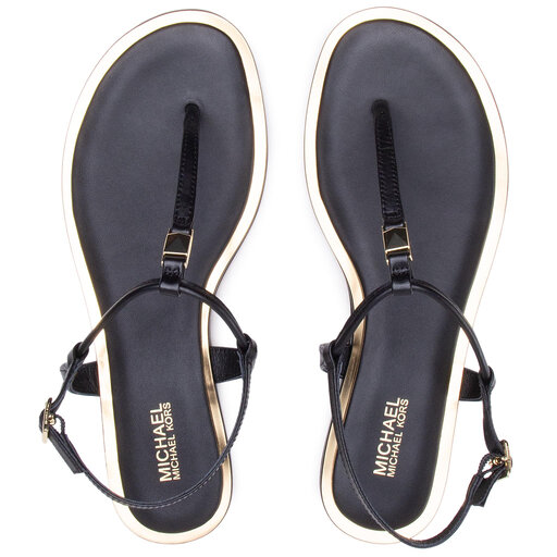 Сандали MICHAEL Michael Kors Fanning Thong 40S1FAFA4L Черен