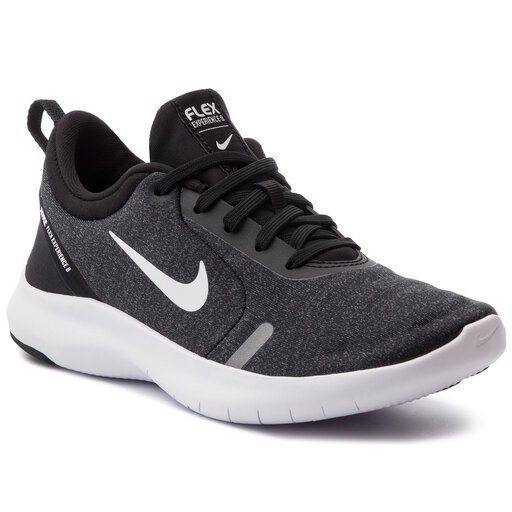 Nike Flex Experience Rn 8 AJ5908 013 Black/White/Cool Grey •