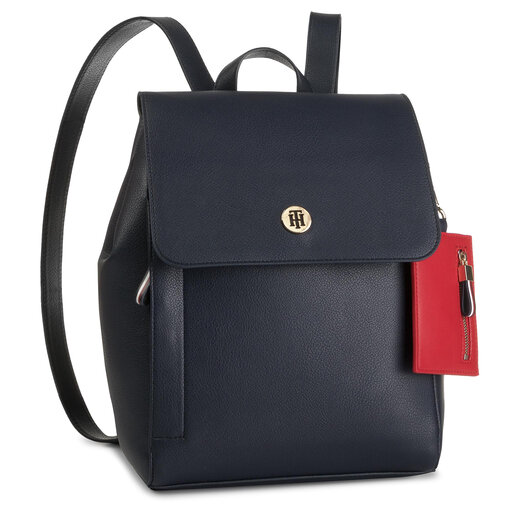 Zaino Tommy Hilfiger Charming Tommy Backpack AW0AW07310 Blu scuro escarpe