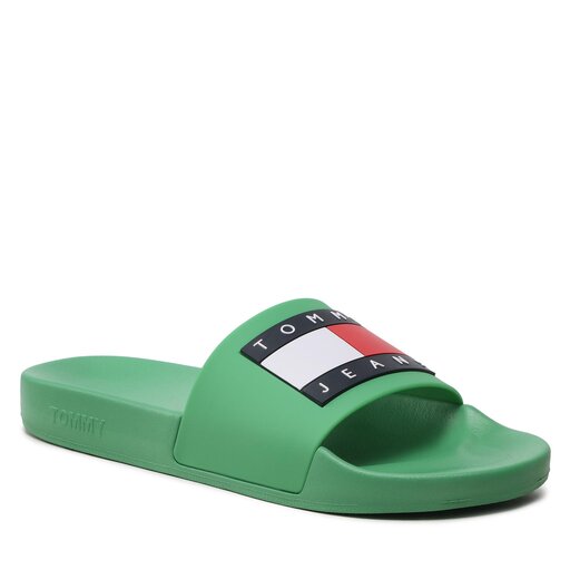 Ciabatte Tommy Jeans Pool Slide Ess EM0EM01191 Verde escarpe