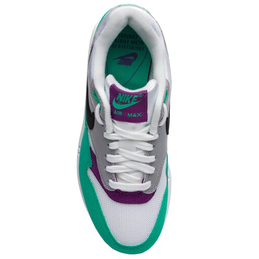 Air max 1 on sale white/black-wolf grey-clear emerald