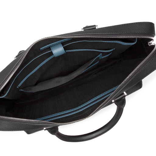 Hugo boss computer bag leather store