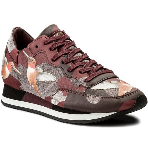 Sneakers Philippe Model Etoile TBLD BG05 Bordeaux chaussures