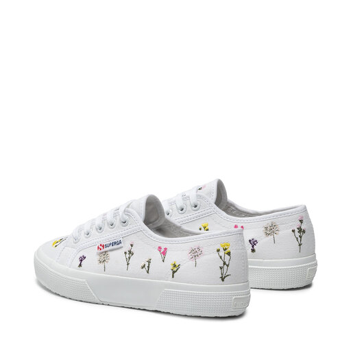 SUPERGA★2790 FLOWER BLOOM EMBROIDERY★プラットフォーム 厚底 SUPERGA Scarpa 2790 Platform Flower Bloom Bianco New Releases