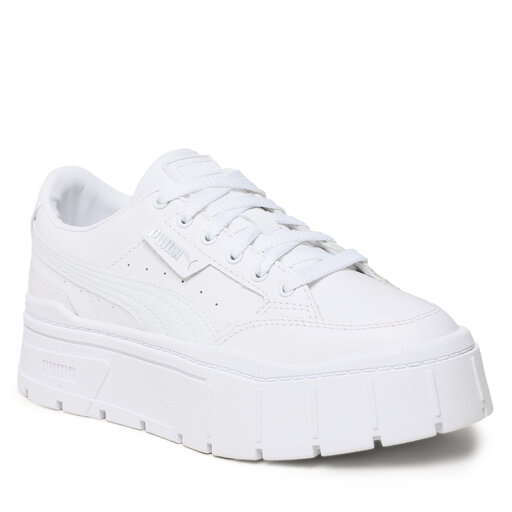 Sneakersy Puma Mayze Stack Lthr Wns 38441201 Biały | eobuwie.com.pl