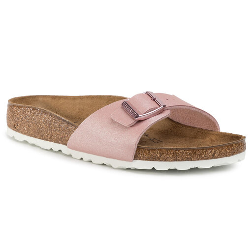 Birkenstock madrid icy discount metallic old rose