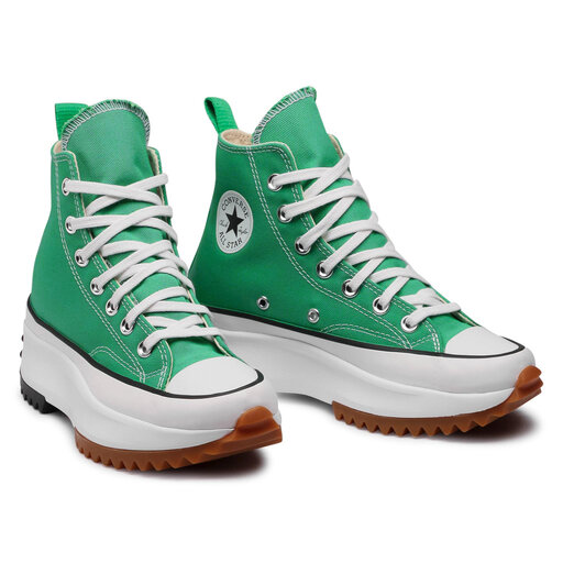 green white converse