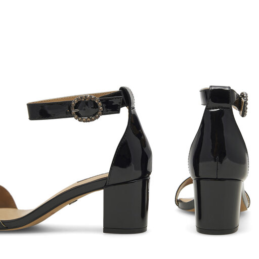 Sandały Nine West WFA2641-1 Czarny | eobuwie.com.pl