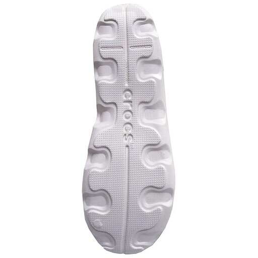 Zapatos Crocs Duet Busy Day Flat W 200562 Light Grey White