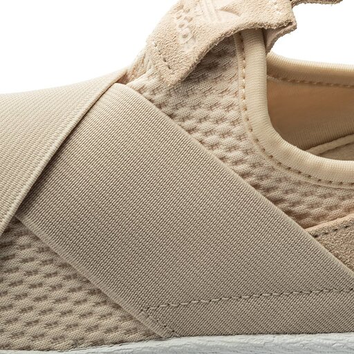Superstar slip on beige on sale
