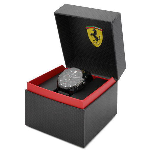 Montre Scuderia Ferrari Abetone 0830503 Black Black chaussures
