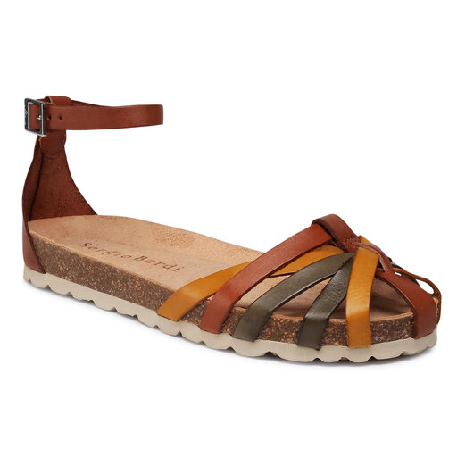 Sandały Sergio Bardi SB-52-11-001063 Brązowy