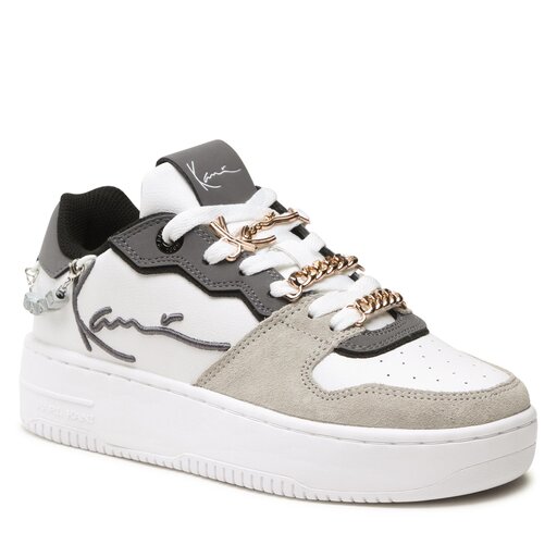 タイムセール 半額 89 Kani Kani Karl Sneakersy Up Biały 1180914 Prm Logo インテリア時計