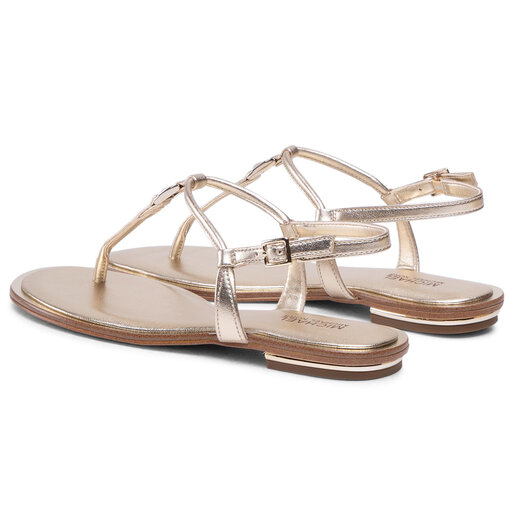 Sandále MICHAEL Michael Kors Fanning Thong 40S1FAFA1M Zlatá