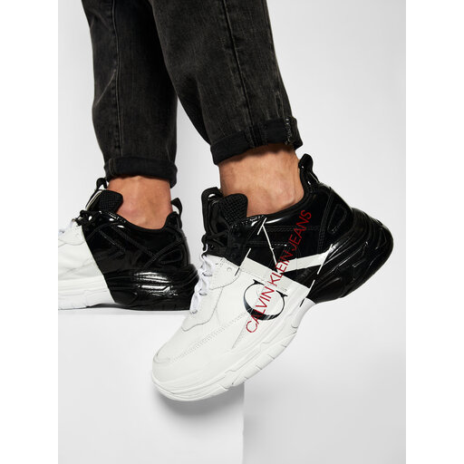 Laisvalaikio batai Calvin Klein Jeans Maxon B4S0722 White/Black •  Www.eavalyne.lt
