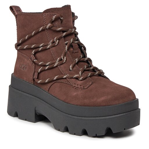 Schnürstiefeletten Ugg W Brisbane Lace Up 1143841 Braun