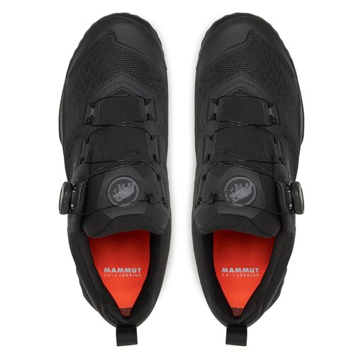 Trekkingi Mammut Ducan Boa Low Gtx GORE-TEX 3030-04401-0001 Czarny