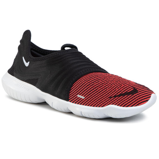 Zapatos Nike Free Rn Flyknit 3.0 AQ5707 Black/Bright Crimson/White • Www.zapatos.es