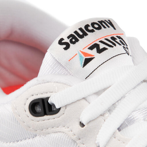 Saucony Azura Czarcony Czarman White Black Red Low Athletic Shoes