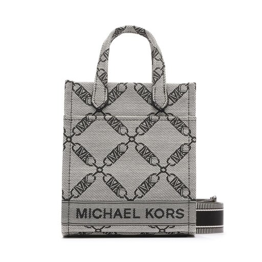 ハンドバッグ Michael Kors MICHAEL KORS Gigi cross bag 32F3S3GC4J NAT BLK Torebka MICHAEL Michael Kors Gigi 32F3S3GC4J Szary | eobuwie