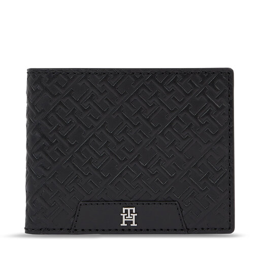 Mo ka denarnica Tommy Hilfiger Th Mono Leather Mini Cc Wallet