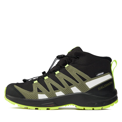 Trekkingschuhe Salomon Xa Pro V8 Mid Climasalomon Waterproof L47289400 Schwarz