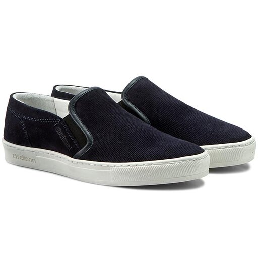 Scarpe sportive Strellson Evans Slipper Suede 4010001859 Dark Blue 402