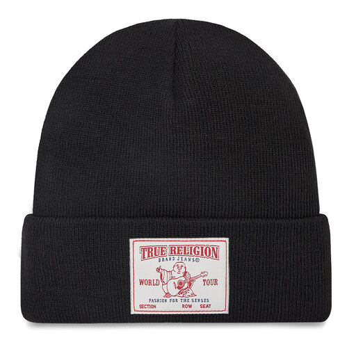 Шапкa True Religion Concert Patch TRBEANIE15 Чорний | evzuttya.com.ua