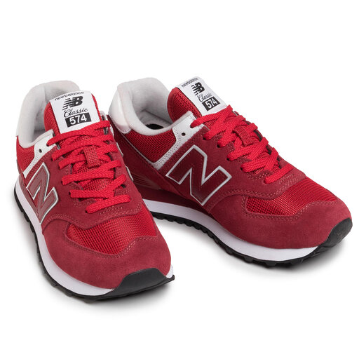 Sneakersy New Balance ML574SSO Czerwony eobuwie .pl