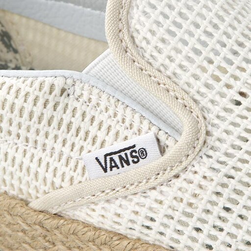 white mesh vans