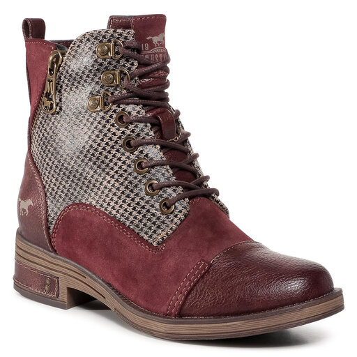 Bottine mustang femme bordeaux on sale