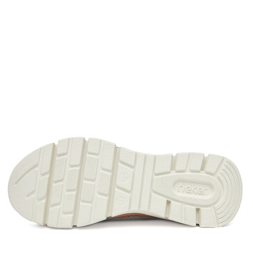 Rieker DAMES Enkellaarzen 73501, Vrouwen Veterlaarsjes,laars,halve laars,veterschoen,overgangsschoen,Bruin (braun / 24),39 EU / 6 UK