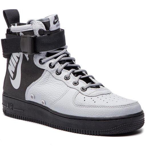 rival Extremadamente importante Correo aéreo Zapatos Nike Sf Af1 Mid 917753 009 Wolf Grey/ Wolf Grey Black •  Www.zapatos.es