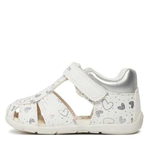 Sandales Geox B Elthan Girl B451QC 054AJ C0007 Blanc chaussures