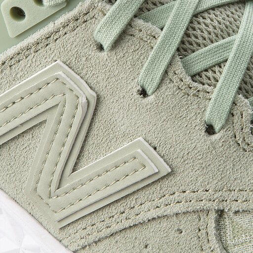 New balance ws574 top and silver mint