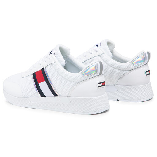 Sneakers Tommy Jeans Technical Flexi Sneaker EN0EN01359 Bianco