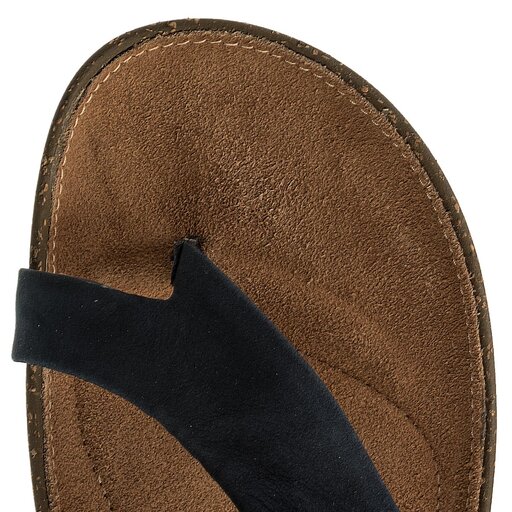 Tongs Clarks Rosilla Durham 261328004 Navy Nubuck fr.eschuhe.ch
