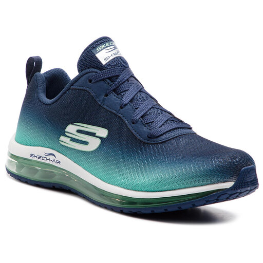 Zapatos Skech-Air Element Navy/Green • Www.zapatos.es