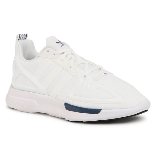 シューズ AX23 Sneakersy adidas Zx 2 FLux J FV8545 Biały | eobuwie.com.pl