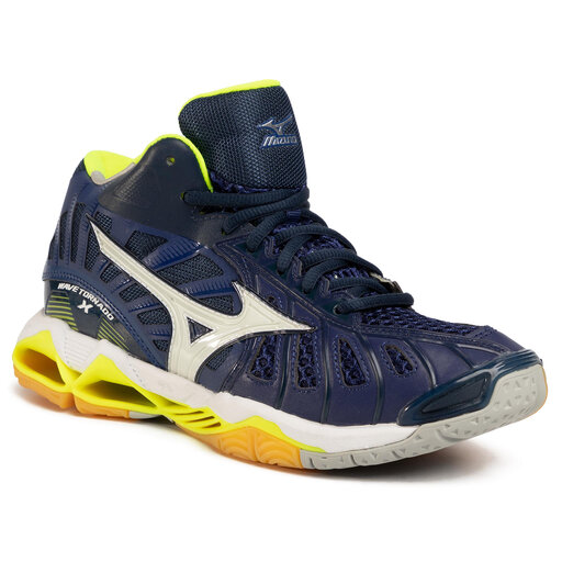 Fitnessschuhe Mizuno Wave Tornado X Mid V1GA161771 Dunkelblau eschuhe