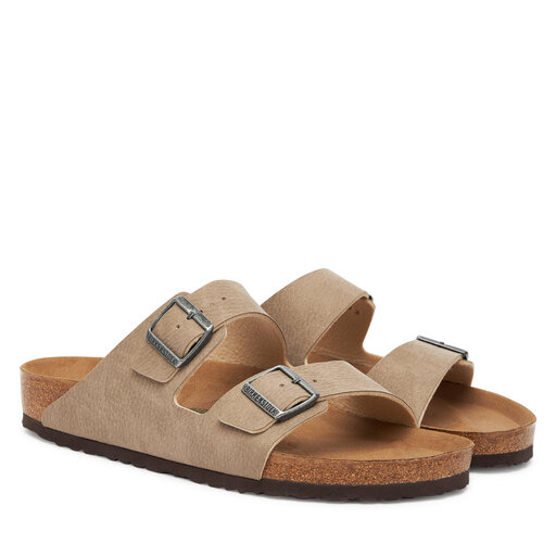 Pantoletten Birkenstock Arizona Vegan 1025779 Beige
