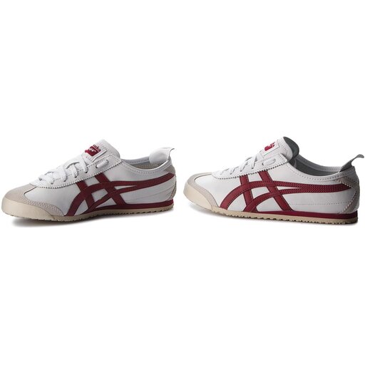 Onitsuka tiger mexico top 66 d4j2l white/burgundy 0125