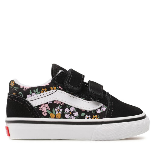 vans black slip on trainers