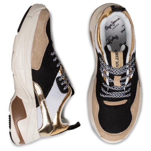 Sneakers Pepe Jeans Sinyu Us PLS30985 Black 999 fr.eschuhe.ch