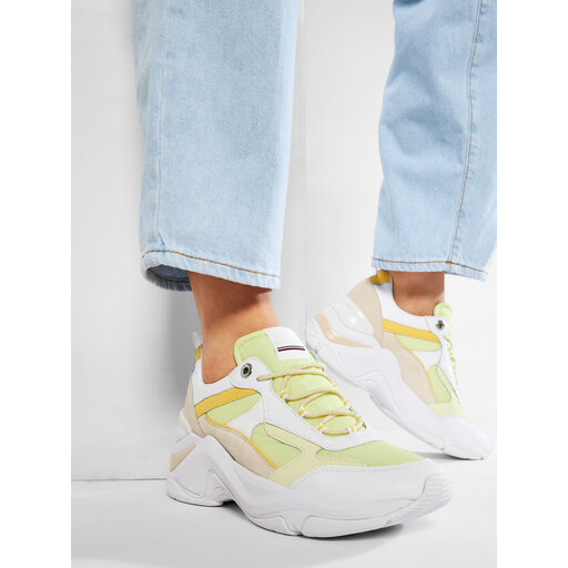 Laisvalaikio batai Tommy Hilfiger Fashion Wedge Sneaker FW0FW05566 Frosted  Lemon ZP5 • Www.eavalyne.lt