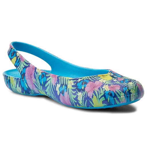 Sandały Crocs Olivia II Graphic W 204199 Kolorowy eobuwie com pl