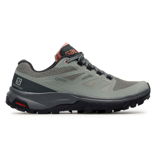Chaussures de trekking Salomon Outline Gtx W GORE TEX 407969 20 M0 Vert chaussures