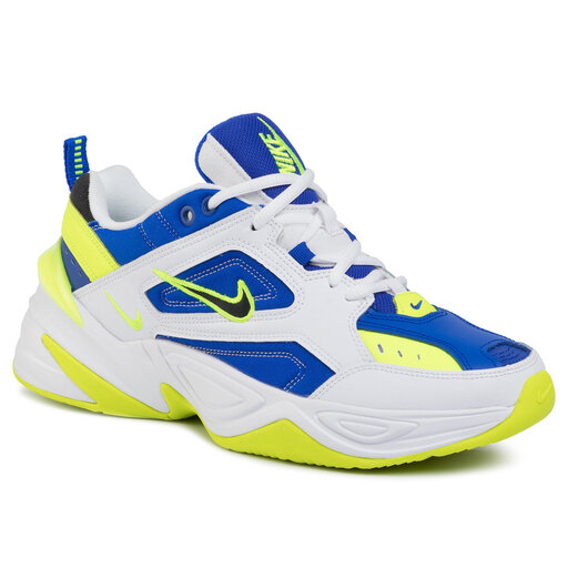 Zapatos Nike M2K Tekno AV4789 105 White/Black/Volt/Racer Blue •