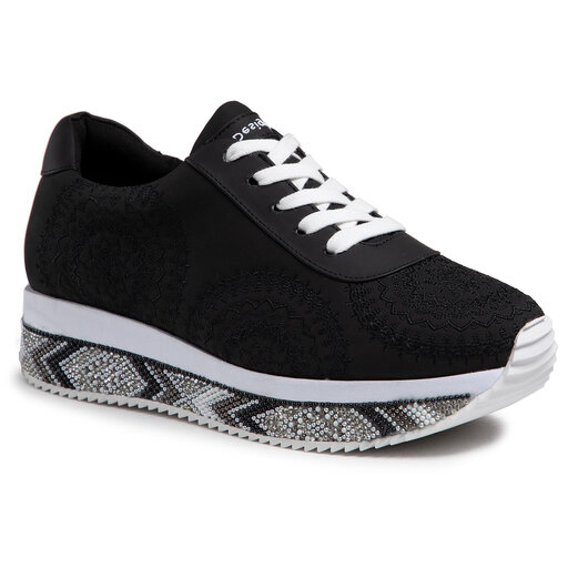 Zapatillas Desigual Indian Mandala 21SSKP19 Negro