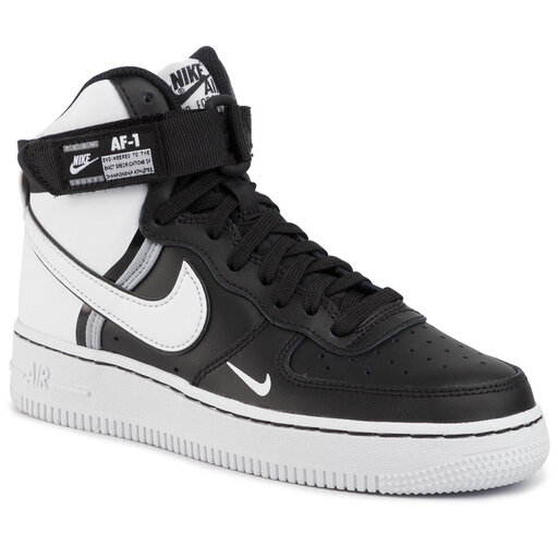 Caballero amable Impulso persecucion Zapatos Nike Air Force 1 High Lv8 2 (Gs) CI2164 010 Black/White/Wolf  Grey/White • Www.zapatos.es